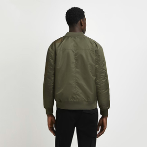 Professionally Manufactured Fashionable High Quality Streetwear <b>Canvas</b> Winter Satin <b>Jacket</b> for Men Breathable Waterproof - Product Image 3