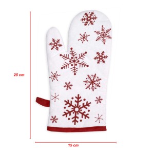 Collection Premium 100% OEM, gants de four imprimés pour Noël, gants de four en coton de haute qualité pour Noël - Product Image 5