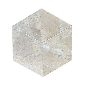 Baldosa de Mármol Natural Hexagonal en Color Amarillo Beige, Acabado Pulido para Piso y Pared, Producto de Piedra Natural Premium - Product Image 1