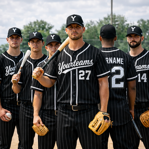 Camisetas de Béisbol Personalizadas para Jóvenes y Adultos, 100% Poliéster, Transpirables, para Equipos Escolares, Clubes, Ligas, OEM, Marca Privada - Product Image 5