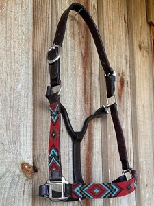Harnais pour cheval en cuir véritable perlé de haute qualité et confort, boucle en laiton, durable, portable, entièrement réglable, style western - Product Image 2