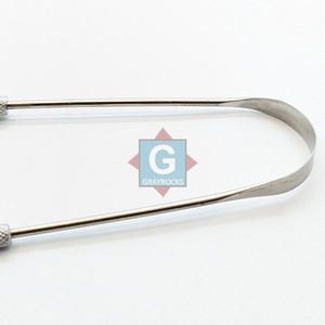 Raspador y Limpiador de Lengua en Forma de U de Acero Inoxidable, el Más Vendido, para el Cuidado Bucal Personal - Product Image 3