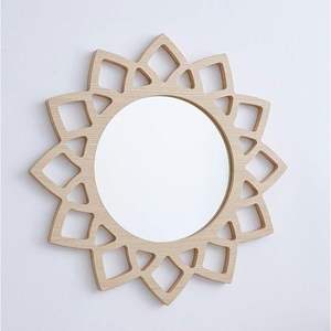 Durable Eco-Friendly <b>Wooden</b> Decor <b>Mirror</b> <b>Frame</b> for Home Unique Home Decor Accessory - Product Image 3
