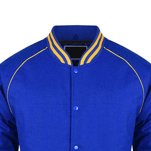 Chaqueta Varsity Clásica para Hombre, con Botones al Frente, Mezcla de Lana, Estilo Letterman, Personalizable con Marca Privada, OEM, ODM, Venta al Por Mayor, Moda - Product Image 6