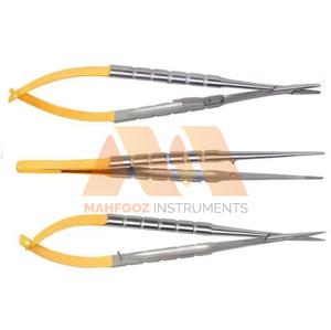 ชุดที่จับเข็มไมโครคาสโตรวีโฮ ยี่ห้อ Mahfooz Instruments ขนาด 14 ซม. ผลิตจากสแตนเลสสตีล ใช้งานด้วยมือ ได้รับการรับรองมาตรฐาน CE สำหรับการผ่าตัดทั่วไป - Product Image 3