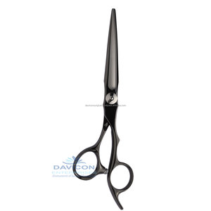 Ciseaux de barbier professionnels pour la coupe de cheveux avec lames à bords effilés |   Outil de coiffure en acier inoxydable pour usage en salon - Product Image 1