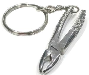 Signe de hachage porte-clés pince d'extraction dentaire pince dentaire porte-clés porte-clés pince en acier inoxydable cadeau porte-clés - Product Image 1
