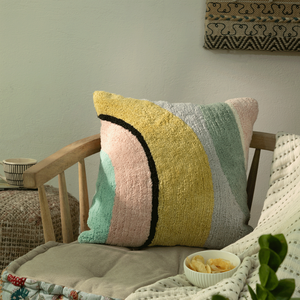 Collection de décorations pour la maison Housse de coussin décorative en coton 18x18 pouces - Product Image 5