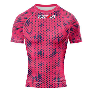 Camiseta de compresión transpirable de manga corta de secado rápido para entrenamiento de fitness, MMA y lucha en el gimnasio. - Product Image 3