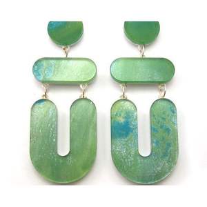 Pendientes de Resina Hechos a Mano de Lujo, Joyería de Cristal Duradera para Fiestas - Product Image 4