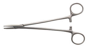 เครื่องมือผ่าตัดแบบ Private Label พร้อมโลโก้สั่งทำ ที่จับเข็ม Mayo Hegar สำหรับขาย - Product Image 5