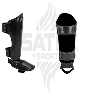 Espinilleras de Boxeo Profesionales de Alta Calidad, Diseño Personalizado, Protección de Cuero para Niños y Adultos, Tallas S y M - Product Image 4