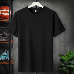 เสื้อยืดคอกลมแขนสั้นผู้ชาย ผ้าฝ้ายถัก 100% ทรงโอเวอร์ไซส์ ไซส์ใหญ่ ไม่เป็นขุย ระบายอากาศได้ดี แห้งเร็ว - Product Image 6