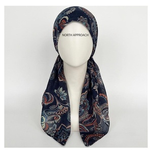Pañuelo de Seda con Estampado Floral para Mujer, Largo, Elegante, Multifuncional, para Todas las Temporadas, Accesorio de Moda NORTH APPROACH - Product Image 2