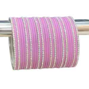 Ensemble de bracelets de mariage islamiques tendance de luxe pour femmes, finition polie haute brillance, style traditionnel Meenakari - Product Image 6