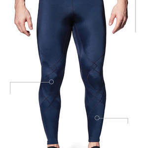 Leggings de compression pour hommes sur mesure OEM, pantalons de sport respirants pour la course à pied, la musculation et le fitness, fournisseur - Product Image 5