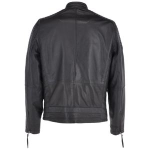 Veste en cuir personnalisée de haute qualité avec logo, vêtement de mode coupe-vent pour hommes, service OEM, personnalisable 2026 - Product Image 4