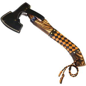 บูร์ราค์ คัสตอม 19 นิ้ว คัตตาร์เบียร์เดดทอมาฮอว์ก ทำมือจากเหล็กกล้าคาร์บอน ด้ามไม้โรสวูด สำหรับงานอุตสาหกรรม กิจกรรมกลางแจ้ง DIY ตั้งแคมป์ ล่าสัตว์ เหมาะสำหรับเป็นของขวัญวันพ่อ - Product Image 2