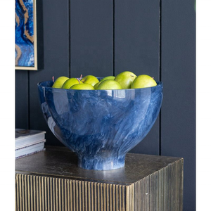 Bol à salade en résine époxy polie de haute qualité, vaisselle artisanale durable avec un design mignon pour les fêtes, la maison et la restauration - Product Image 5