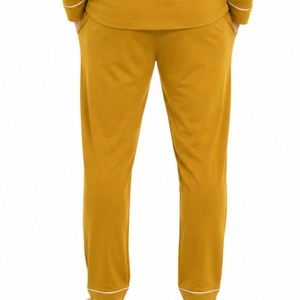 Pyjama décontracté pour homme à manches courtes, style utilitaire, avec boutons sur le devant et poches, idéal pour dormir - Product Image 6