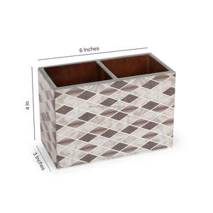 Stylish Printed MDF Wooden Holder for Kitchen Accessories Classic Design Printed <b>Cutlery</b> Holder for Tableware Decorate By FWE - Product Image 4