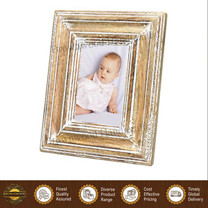 Bulk Exporter Selling Modern Design Home Decor Use White Distressed Finished Color Mango Wood Photo <b>Picture</b> <b>Frame</b> for Sale - Product Image 3