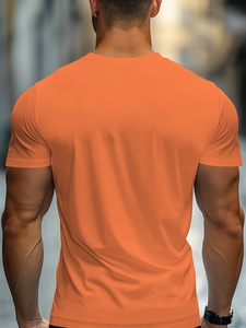 Camiseta Personalizada de Algodón y Poliéster Blanco, Cuello Redondo, Manga Corta, Corte Regular, Cómoda, Informal y a la Moda - Product Image 2