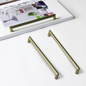 มือจับตู้แบบ T-Bar ผลิตจากโลหะผสมสังกะสีที่เป็นมิตรกับสิ่งแวดล้อม สีทอง สำหรับเฟอร์นิเจอร์ครัว ห้องน้ำ ตู้เก็บของ ลิ้นชัก ตู้เสื้อผ้า - Product Image 4