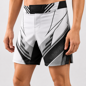 Lightweight MMA Fight <b>Shorts</b> Men Custom Sublimated No Gi BJJ <b>Grappling</b> Training <b>Shorts</b> Quick Dry Flexible Stretch Performance - Product Image 5