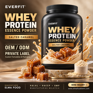 Proveedor de Proteína de Suero de Leche con Sabor a Vainilla de Marca Privada en Malasia, Fabricación OEM de Batidos WPC de Marca Personalizada, Crecimiento Muscular para Adultos, 20-29 g - Product Image 1