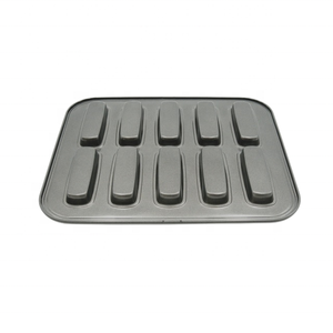 Moule à gâteau 10 cavités, outils de cuisson avec revêtement antiadhésif. Excellent moule à pâtisserie et plaque de cuisson - Product Image 5