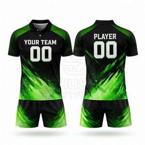 Maillots de football respirants et antibactériens, couleurs et designs personnalisés, 100% polyester - Product Image 3