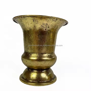 Lander Luxury Compota Boda Decorativo Oro Metal Florero Mesa Centro de mesa Florero por Azora Industries - Product Image 6