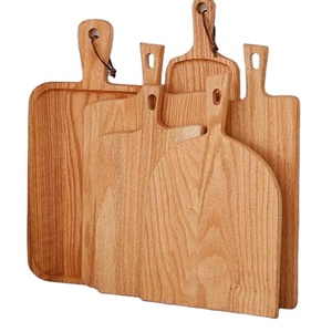 เขียงไม้สำหรับเสิร์ฟพิซซ่าพร้อมที่จับสำหรับโรงแรมร้านอาหารห้องครัวเขียง - Product Image 4