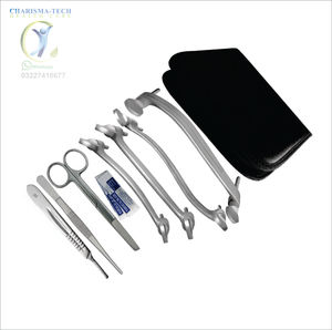 Kit de Pinzas para Recorte de Orejas de Acero Inoxidable Premium, Tijeras, Pinzas, Bisturís, Instrumentos Quirúrgicos Veterinarios Ergonómicos para - Product Image 6