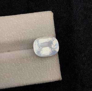 Piedra preciosa de piedra lunar natural, corte cojín, piedra lunar azul suelta para la fabricación de anillos y joyería. - Product Image 4
