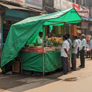 Lona Impermeable Premium de Alta Resistencia para Puestos, Lona para Puestos para Todas las Estaciones con Esquinas Reforzadas para Mercados al Aire Libre - Product Image 4