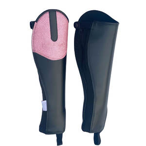 Protectores de Piernas de Cuero para Caballos, de Alta Calidad, Cuero Liso para Trabajo al Aire Libre - Product Image 1