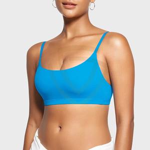 Ensemble soutien-gorge de sport taille haute pour femme, respirant, maintien moyen, avec coussinets amovibles - Product Image 3