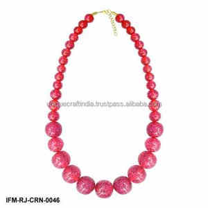 Collar con colgante de cuentas de resina personalizado a la moda para mujer, ropa de fiesta de boda a la moda, la mejor oferta - Product Image 1