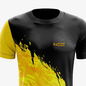 Camiseta Deportiva con Cuello Redondo y Diseño Sublimado, Talla Adulto, Ropa Deportiva de Verano, Camiseta Deportiva Estampada - Product Image 4