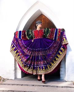 OEM ODM Service Heavy Embroidery Afghani <b>Dress</b> Women Breathable Long Sleeves Afghan Kuchi Formal Party Wedding <b>Dresses</b> Available - Product Image 3