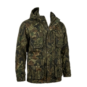 Chaqueta con Capucha de Camuflaje Personalizada con Cierre, Impermeable, Transpirable, de Tejido Soft Shell con Impresión HD para Otoño, Venta al Por Mayor de Equipamiento de Tiro al Aire Libre - Product Image 5
