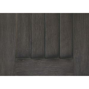 Panca contenitore in legno massello grigio scuro resistente con seduta imbottita in schiuma e coperchio ribaltabile, mobile per la casa - Product Image 5