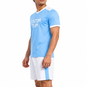 Unisex Sports Jersey Custom Color Soccer And <b>Shorts</b> Set Stylish Breathable Comfortable Premium jersey Stylish Custom Team Design - Product Image 3