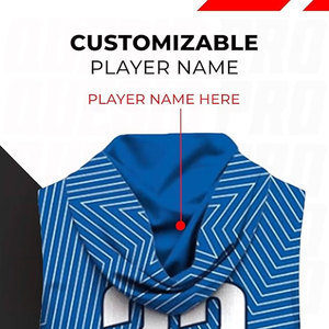 Maillot de football 7 contre 7 personnalisé, vêtements de sport avec marque OEM, entièrement sublimé, maillot de flag football pour équipes, entraînement - Product Image 2