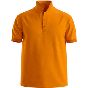 เสื้อโปโลปักโลโก้ตามสั่ง แขนสั้น สำหรับผู้ชาย สวมใส่ได้ทั้งแบบลำลองและธุรกิจ ชุดยูนิฟอร์ม เสื้อกอล์ฟ ระบายอากาศได้ดี ซับเหงื่อ ผลิตแบบ OEM - Product Image 4