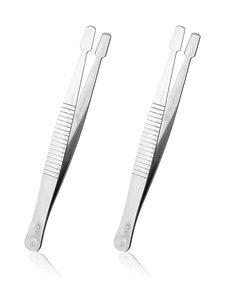 Pinces de précision pour timbres, pointes en acier inoxydable pour tous les collectionneurs avertis, pinces courbées pour la philatélie - Product Image 1