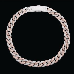 925 Sterling Silver Moissanite Cuban Link <b>Necklace</b> GRA Certified Custom Hip Hop Fashion Jewelry <b>Chain</b> - Product Image 6