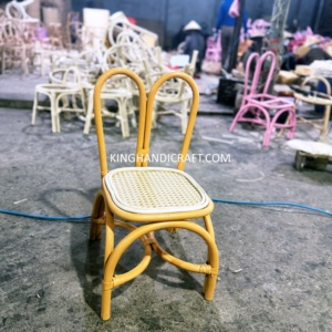 Sillas Infantiles de Ratán Hechas a Mano de Alta Calidad para Alquiler en Eventos y Bodas, Fábrica de Muebles Infantiles, Proveedor OEM ODM - Product Image 2